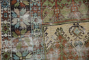 4.5x10.5 Vintage Distressed Oushak Rug Runner