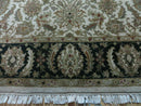 6' X 9' Vintage Handmade India Top Quality Jaipur Floral Oriental Tea Wash Nice