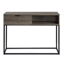 Galeno - Writing Desk - Rustic Oak & Black