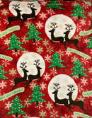 Decor&More Festive Holiday Microplush Throw Blanket (50" x 60") - Forest Friends
