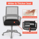 Ergonomic Mesh Office Chair With Lumbar Support And Breathable Back