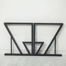 Black Iron Table Legs 28 Inches Industrial Strength
