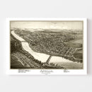 Vintage Map of Apollo, Pennsylvania 1896