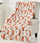 Decor&More Happy Halloween Microplush Throw Blanket (50" x 60")