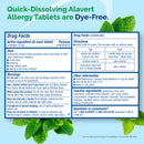 Alavert Allergy 24 Hour Relief, Fresh Mint Flavor, Orally Disintegrating Allergy Tablets, Non-drowsy Antihistamine, Loratadine 10mg, 60 Count