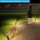 ALP53 12-Pack Low Voltage Pathway Lights Package Cast Aluminum, 3W 12V AC/DC Integrated LED Walkway Lighting