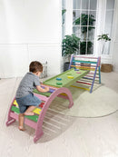 Hazel | Pikler Triangle, Slide & Rocker Set