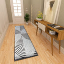 Premium Hand-Tufted Rug Made of 100% Wool  - Mono Loops - 2x10 Feet