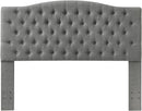 Elegant Linen Tufted Button Queen Headboard for Comfort