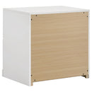 Ines 4-piece Eastern King Bedroom Set Grey and White High Gloss