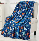 Decor&More American Pride Collection Microplush Throw Blanket (50" x 60")