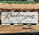 Raleigh, North Carolina Home Decor Art Print on Real Wood