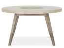 Lenox - Round Dining Table - Warm Silver