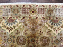 Indo Persian Rug 8x10, Indian Rug, Soft Wool Rug, Oushak Style Rug, Handmade Rug