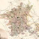 Vintage Map of Worcester England, 1830
