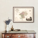 Vintage Map of Westmorland England, 1830