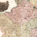 Vintage Map of Northumberland England, 1831