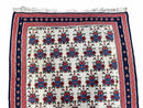 3x5 Vintage Kurdish Senneh Kilim Rug 3 x 5 Heirloom Rug Flatweave Antique Rug Playroom Rug Collectible Rug Beige Kilim
