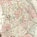 Vintage Map of Lincoln England, 1831