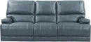 Verona Azure Cordless Power Reclining Sofa And Recliner Set