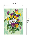 Needlepoint canvas for halfstitch without yarn Thoughts SE926.232 Seg De Paris Printed Tapestry Canvas