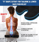 Memory Foam Office Chair Seat Cushion For Tailbone Pain