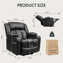 XL31 Power Lift Recliner For Elderly Black Massage