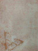 Faint Whispers Designer Printed AIDA Fabric. Canvas for embroidery with an applied background  KF-1302A