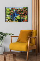 Needlepoint canvas for halfstitch without yarn Unit-The Blue Plough SEU928.351 Seg De Paris Printed Tapestry Canvas