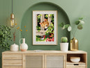 Needlepoint canvas for halfstitch without yarn The Barrier SEU928.368 Seg De Paris Printed Tapestry Canvas