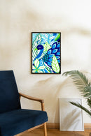 Needlepoint canvas for halfstitch without yarn Peacock Unit SEU928.391 Seg De Paris Printed Tapestry Canvas