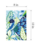 Needlepoint canvas for halfstitch without yarn Peacock Unit SEU928.391 Seg De Paris Printed Tapestry Canvas
