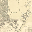 Vintage Map of Mesen, Belgium 1884