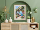 Needlepoint canvas for halfstitch without yarn Canvas Cote D'Azur SE929.271 Seg De Paris Printed Tapestry Canvas