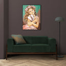 Needlepoint canvas for halfstitch without yarn Canvas The Little Slippers SE929.61 Seg De Paris Printed Tapestry Canvas