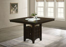 Gabriel 52-inch Counter Height Dining Table Cappuccino