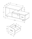 TV Stand, Console, Media Entertainment Center, Storage Drawer, Contemporary
