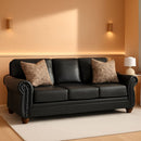 Queen Sofa Sleeper Anthracite Black Memory Foam Ultra