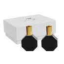 Octagon Candleholder: BLACK