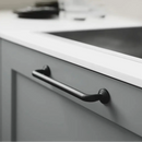 Matte Black "Motion" Knob and Drawer Pull