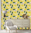 Voguish Lemons Wallpaper Chic