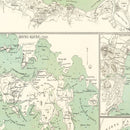 Vintage Map of Victoria, China 1866