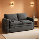 Sixty ThreeInch Pullout Velvet SofaBed Premium Edition