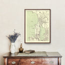 Vintage Map of Oran, Algeria 1886
