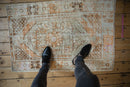 2.5x4 Vintage Distressed Oushak Rug