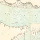 Vintage Map of Lisbon, Portugal 1884