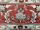 Silk Turkish Kayseri Rug 2.7 x 4, Floral Medallion, Fine Oriental Carpet, Small Vintage Rug, Silk Pile on Silk Foundation, Hand Knotted