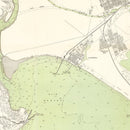 Vintage Map of Melbourne, Australia 1887