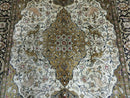 3' X 5' Fine Handmade Chinese Silk Rug Deer Birds Hand Knotted One Of A Kind
