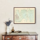 Vintage Map of Charleston, South Carolina 1887